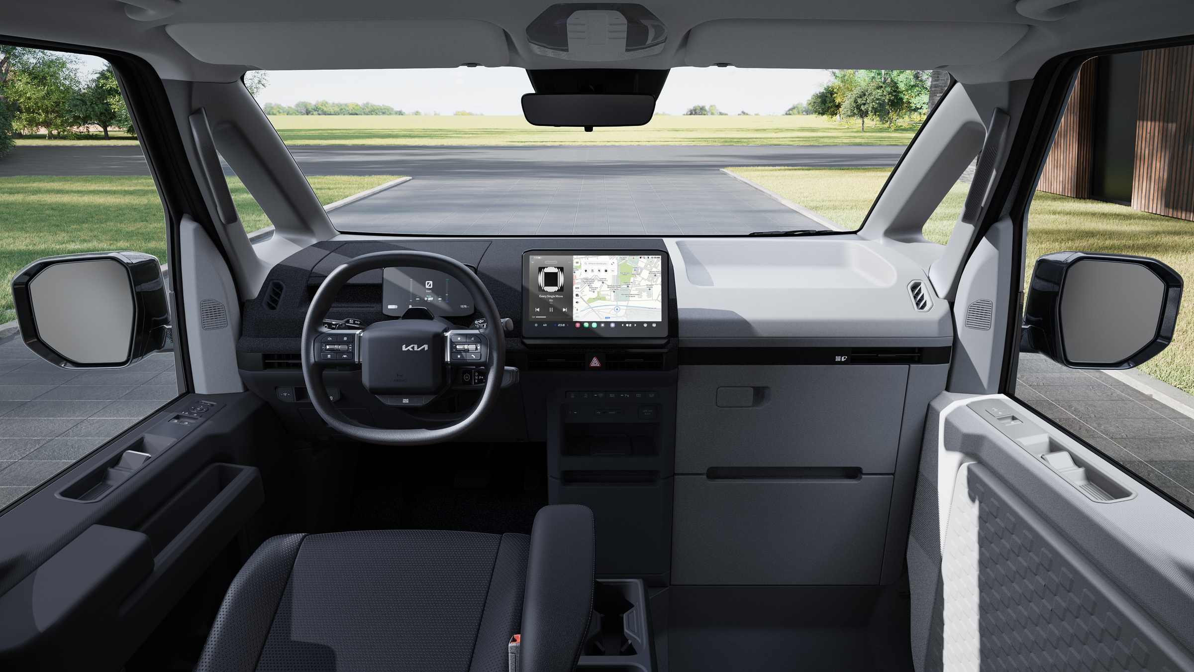 KIA PV5 Passenger infotaiment